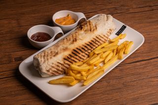 Focaccia kebab top