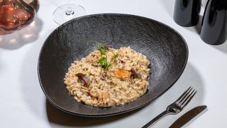 Risotto cu porcini și ulei de trufe