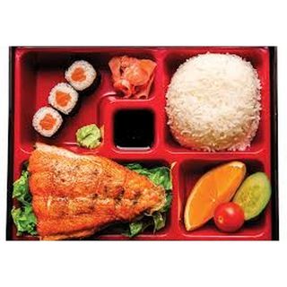 Grilled Salmon Bento