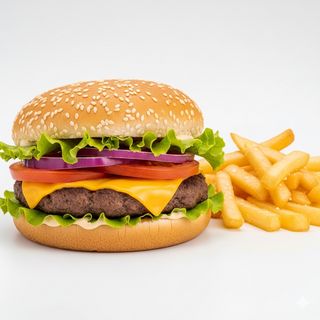 Hamburger 150 g e patate