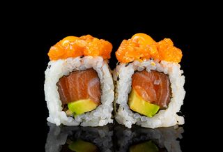 168. Spicy sake roll 4 pezzi