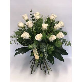 Docena Rosas Blancas