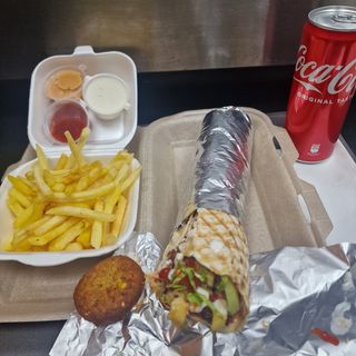 Piadina falafel menù