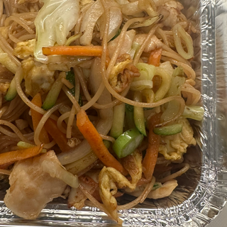 Spaghetti cinese pollo 