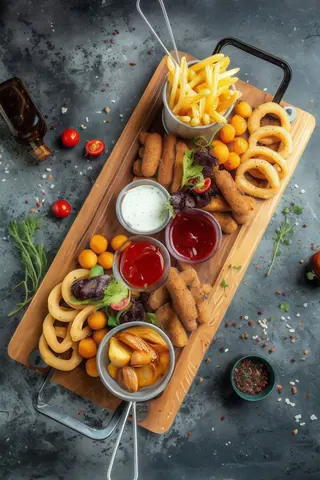 Combo Aros De Cebolla +Alitas de Pollo + Tiras De Pollo + Tequeños