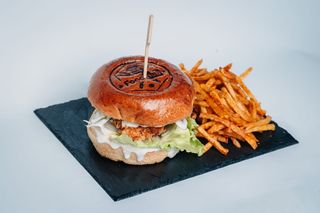 Пилешки бургер единичен