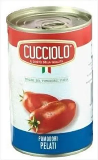 TOMATES PELÉES Entières BOITE 2500.Gr. Professionnel - CUCCIOLO - HAUTE QUALITE - 100% ITALIEN.