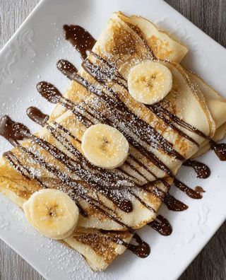 Crêpe Sucrée Nutella Banane