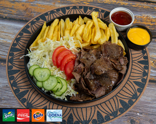 shaorma la farfurie mica vita-berbecut + bautura