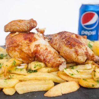 Menú pollo asado