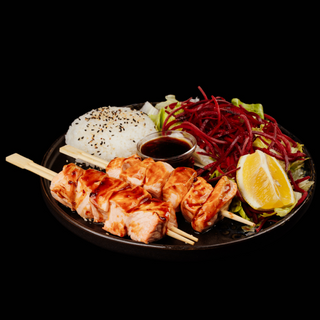 Salmon Yakitori