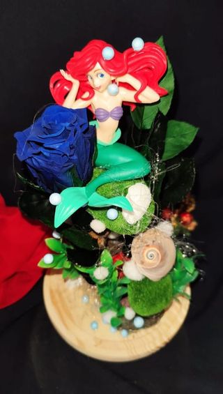 Cúpula Rosa Eterna Disney Sirenita