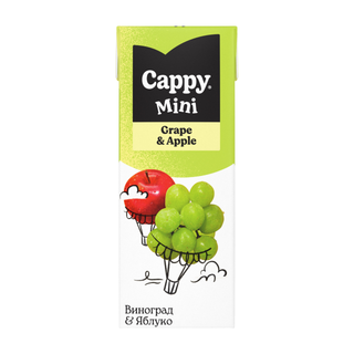 Нектар Cappy mini виноград-яблуко 0,2 л