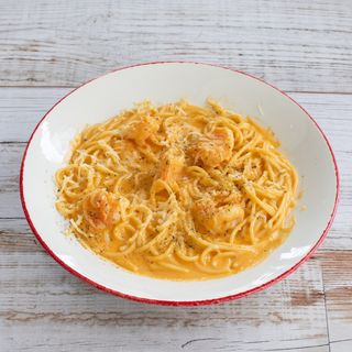 Espaguetis En Salsa De Langostinos