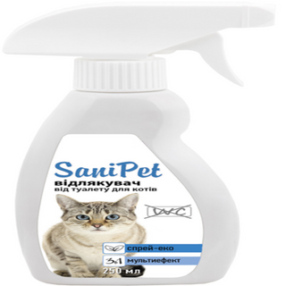 Спрей відлякувач від туалета для котів Саніпет, 250мл