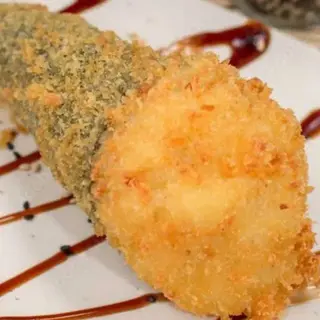 Temaki Salmão Frito com Molho Teriyaki