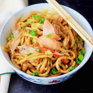 154. Yakiudon Con Verduras