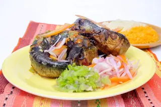 Poisson Fumé Villageois + Attiéké