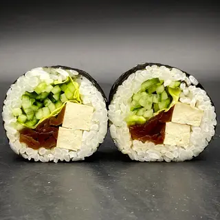 Wegetariański  futomaki z kanpyo 