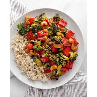 Stir Fried Rice with Cashew Nuts