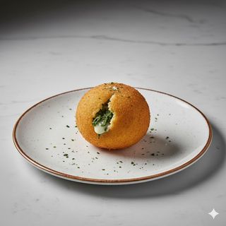 Sfera di cicoria e provola