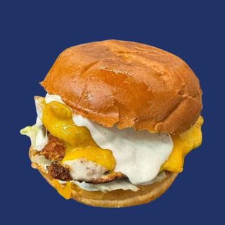 Crispy chicken burger