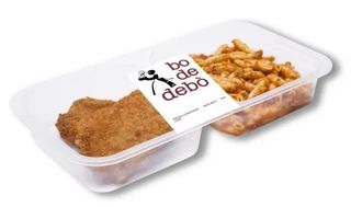 Duo Macarrones + Libritos de Jamon y Queso