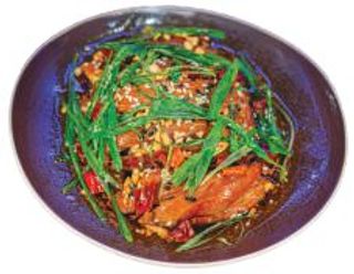 Pollo in salsa di peperoncino