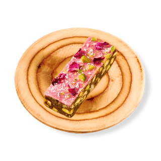 Lime Pistacho Bar with Raspberry White Chocolate