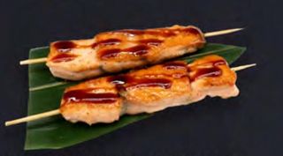 107. Spiedini di salmone 2 pezzi