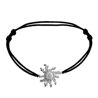 PULSERA con Eguzkilore de Plata  (El amuleto protector).