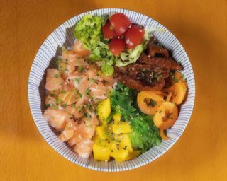 Poke Salmão Braseado