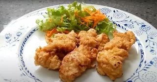 Панирано бон филе с картофи или ориз (300г)