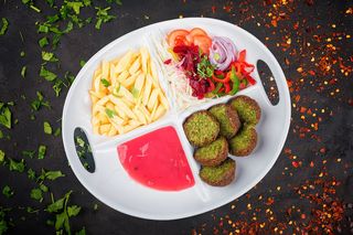 Meniu falafel mic