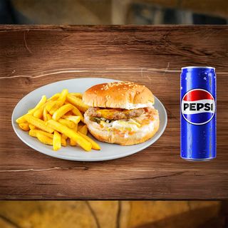 AKCIJA Burger Classic + Pepsi