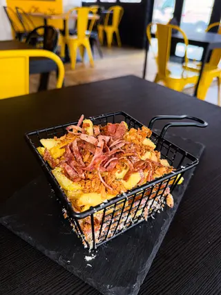 Loaded bacon fries