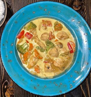 Манго-кокосовий соус "Calvados" з куркою