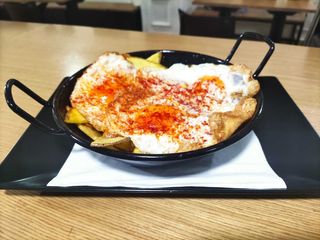 Veg - Huevos rotos vegetarianos