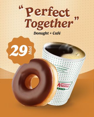 1 Donut Gourmand + 1 Petite boisson chaude