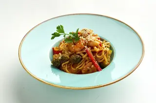 Удон с креветками (350г)