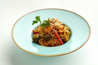 Удон с креветками (350г)