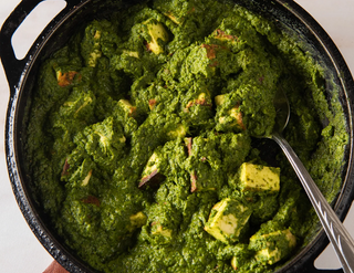 Palak paneer o palak matar