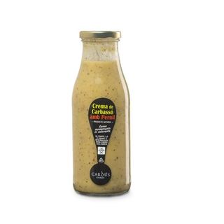 Crema de calabacín con jamón