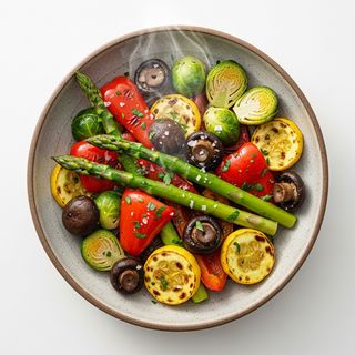 Verdura di stagione ripassata