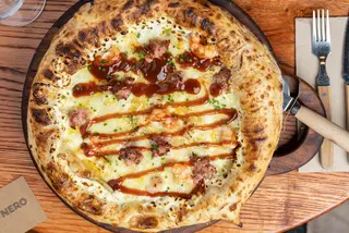 Pizza Salsiccia & Gamberi