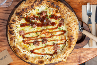 Pizza Salsiccia & Gamberi