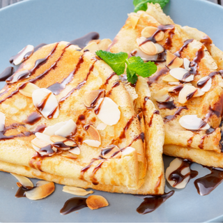 Crepes con granelle o cereali