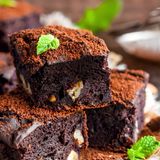 Brownie na ciepło bez lodów