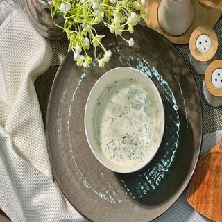 Окрошка на кефире.