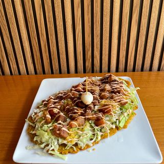 Patacón Con Chorizo